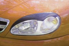 Накладки на передние фары (реснички) для Chevrolet Lanos 2005-2009